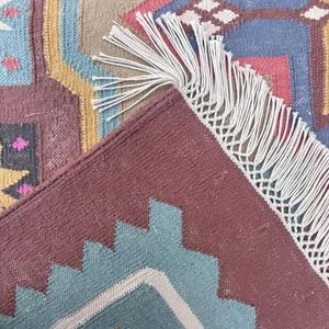 Alfombras Dhurrie de algodón hechas a mano Flatweave para uso en sala de estar y dormitorio suaves y duraderas con estilo 001 - Product Image 6