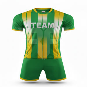 Ensemble d'uniformes de football - Respirant, léger, séchage rapide, 100% polyester, personnalisable, service OEM, haute qualité, unisexe, adulte, demi-tenue - Product Image 3