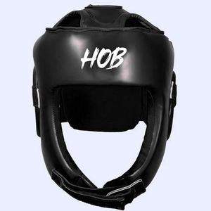 Protector de Cabeza de Boxeo de Alta Calidad con Logotipo Personalizado, Casco de Entrenamiento de Cuero para MMA y Sparring, Protección de Seguridad - Product Image 1