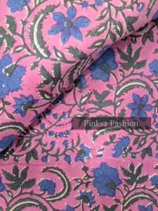 Wholesale Indian Traditional Hand Block Print 100% Cotton Fabric for Sewing and <b>Quilting</b> Yardage Bulk Export - Product Image 4