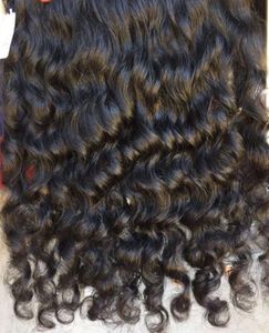 Paquete de Cabello Rizado Natural Indio de 10 Pulgadas, Negro Natural, Cabello Humano de Una Sola Capa, Trama Suave y Elástica, Extensiones de Cabello Rizado con Puntas Gruesas, Teñible - Product Image 1