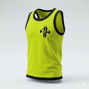 Camiseta sin Mangas para Hombre de Primera Calidad, Diseño Personalizado, Material Estampado Técnico, 100% Algodón, Estilo Casual, por RIVIAN ATLANTIC - Product Image 6