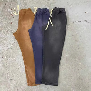 Men's <b>Elastic</b> <b>Waist</b> Drawstring Sweatpants Casual Autumn Style Midweight Cotton Spandex Breathable Knitted Pants - Product Image 5