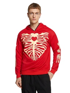 Wholesale Manufacturers Suppliers Custom Men's Hoodies <b>Top</b> Quality New Design Men's Hoodies Zipper Hooded <b>Red</b> Pullover Hoodies - Product Image 1
