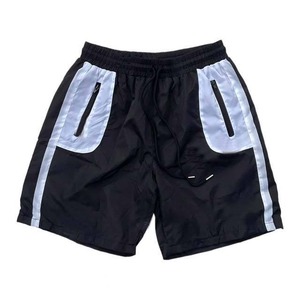 Unisex <b>Black</b> Tracksuit Set Hooded Zipper Sporty Shorts with Side Pockets Quick Dry Polyester Autumn Wear - Product Image 5