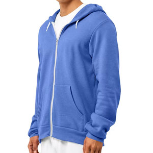 Modèle de maquette de merchandising de mode haut de gamme pour les graphistes personnalisés – Sweat à capuche sportif entièrement zippé - Product Image 2