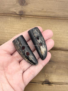 Boutons en corne de buffle pour vêtements |   Accessoires de couture pour vêtements faits à la main - Product Image 3