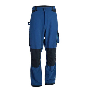 <b>Men</b> <b>Work</b> <b>Pants</b> Polyester Reflective Safety Trousers Dark Blue Gray Pockets Utility <b>Pants</b> - Product Image 3