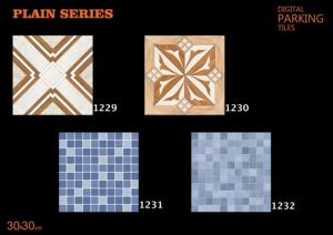 Baldosas de Cerámica Mate para Exteriores, Resistentes a la Intemperie, para Estacionamiento, 300x300mm, 30x30cm, 12x12 Pulgadas, para Entradas de Vehículos y Áreas Abiertas - Product Image 3