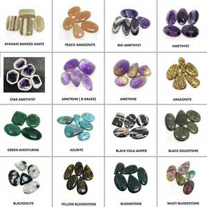 พลอยหลวมแบบคาโบชอง คละแบบ คุณภาพดี ราคาโรงงาน สำหรับทำเครื่องประดับ ขายส่ง - Product Image 1