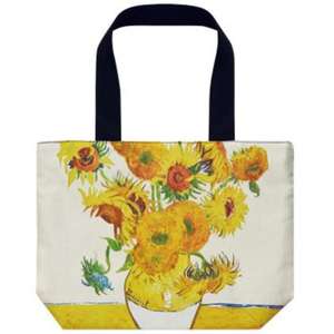 AU-01809 Tote Bag da donna L Van Gogh 'Sunflowers' Art Design elegante e pratico - Product Image 1