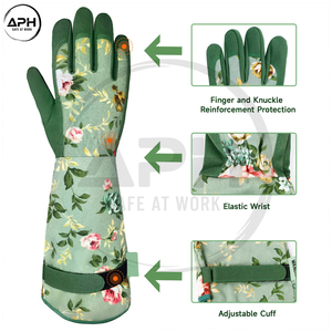 Highest Quality Product Gardening Gloves for Women Gift,Yard Work With <b>Hook</b> And Loop Cuff Touchscreen <b>Garden</b> Gloves - Product Image 2