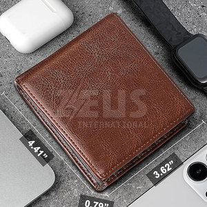 Cartera de Cuero Elegante para Hombre Hecha en Pakistán al por Mayor, al Mejor Precio, Tarjetero de Cuero Moderno para Adultos - Product Image 6
