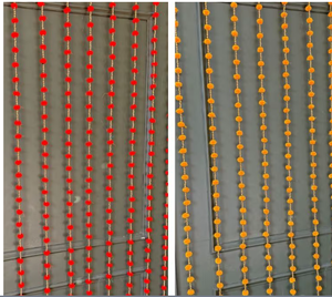 Décoration murale en pompons de papier orange pour Diwali, entrée intérieure, design traditionnel, lot de 10 - Product Image 5