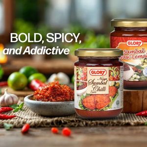 เครื่องปรุงรสอาหารทะเล ซอสเผ็ดมาเลเซีย ขวด 250 กรัม ส่งออก ซัมบัลแบบดั้งเดิม นาซีเลแมค พริกเผาสำหรับข้าว - Product Image 5