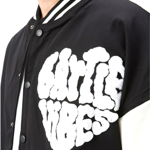 Blousons universitaires pour hommes, noir et blanc, 2026, service OEM ODM, qualité supérieure, dernier style, bon fournisseur avec impression de logo personnalisé, vêtements pour adultes - Product Image 6
