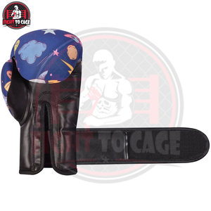 Guantes de Boxeo para Niños de 16 oz, Color Azul 2026, Buen Proveedor, Servicio OEM ODM, Diseña tus Propios Guantes Modernos y Fáciles de Usar - Product Image 3