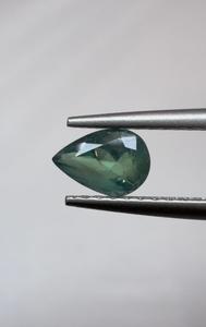 Natural <b>Alexandrite</b> Green Teal Pear Cut Faceted Gemstone with Color Change 4.80x7mm 0.75ct for Custom Jewelry <b>Rings</b> Pendants - Product Image 1