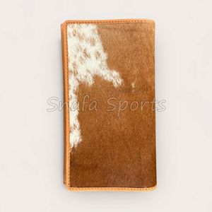 Porte-cartes en cuir véritable de vachette, porte-cartes en cuir véritable, portefeuilles fins en cuir de vachette - Product Image 5