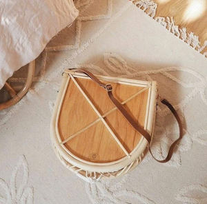 Panier à langer à porter sur l'épaule, table à langer pliable en osier, fournitures pratiques pour bébé. - Product Image 3