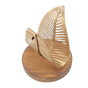 Porta Servilletas Redondo con Base de Madera, Soporte para Servilletas Independiente para Mesa de Comedor, Hogar, Restaurante, Hotel y Decoración de Cocina - Product Image 3