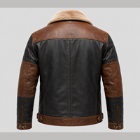 Vestes en cuir pour hommes entièrement personnalisées en cuir de vache véritable, toutes tailles, avec logo personnalisé et fermeture éclair, étiquette privée.