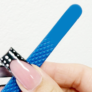 Pince à épiler professionnelle pour extensions de cils à motifs bleus, pince à épiler pour cils volumineux, fournitures pour maquilleurs de haute précision - Product Image 5