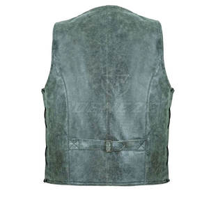 Diseña Tu Propio Logotipo, Chaleco de Cuero para Hombre, Nuevo Diseño, Color Personalizado, Chaleco de Cuero para Hombre - Product Image 3
