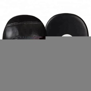 Black Orange Boxing Punching Mitts Curved Focus Pads PVC Training Targets Custom Logo for Hot Selling Customized Logo Printing - Product Image 2