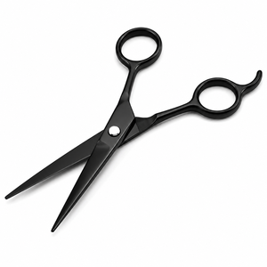 Professional 7.0 Inch <b>Black</b> <b>Titanium</b> Hair Cutting Scissors Premium Barber & Salon Shears - Product Image 3