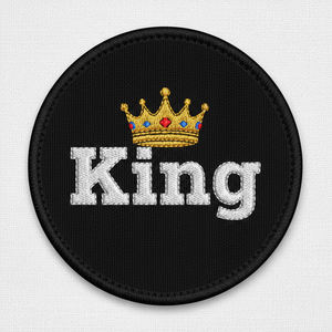 Patch brodé punk personnalisé, étoile noire et argentée, thermocollant, badges tissés pour vêtements streetwear, sacs à dos, vente en gros - Product Image 3