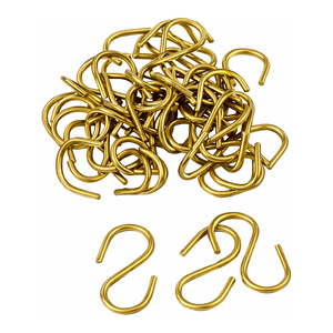 Crochets en S pour étiquettes de valve en acier inoxydable Brady, fabriqués en Corée pour l'entretien des installations industrielles - Product Image 1