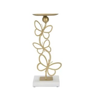 Porte-bougie métallique en forme de papillon, best-seller, idéal pour les cafés, les salons et les salles de banquet. - Product Image 1