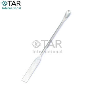 Spatule micro-laboratoire en acier inoxydable, cuillère plate carrée, outil pour la chimie, la biologie, la recherche pharmaceutique, les laboratoires - Product Image 5