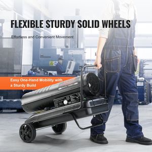 Stufa a Cherosene ad Aria Forzata ad Alta Efficienza Energetica 175000 BTU con Termostato, Serbatoio da 13,2 Galloni, Portatile e Robusta per Riscaldamento Ambienti - Product Image 6