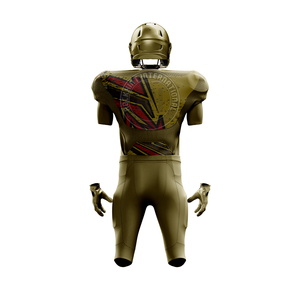 Team Style American Football Uniform Polyester <b>Fabric</b> Comfortable Fit <b>Strong</b> Build Suitable for Training Tournaments - Product Image 3