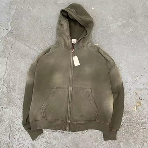Sudaderas con efecto acid wash para hombre, con tela transpirable de mezcla de algodón, ideales para usar en capas y para uso en diferentes estaciones. - Product Image 3