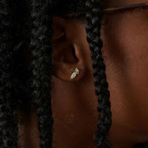 Pendientes de Diamantes Naturales de Corte Premium, Certificados por IGI, Joyería de Plata de Ley 925 de Lujo, Disponibles a Precio de Mayoreo - Product Image 6