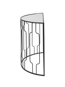 Minimalist Steel <b>Console</b> <b>Table</b> Slim Profile Leg Base for Apartment Hallway Entryway <b>Sofa</b> Display Contemporary Interior Furniture - Product Image 2