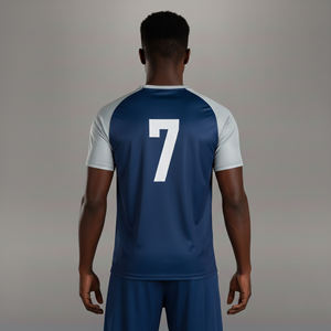 Nouveau maillot de football personnalisé avec logo, nom et numéro, respirant et à séchage rapide pour la saison estivale, maillot pour homme - Product Image 6