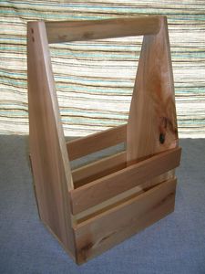 Mango Wood Serving Caddy 4 Compartments Wood Kitchenware Serving Caddy Customized Manufacture Mango Wood Serving Caddy - Product Image 4