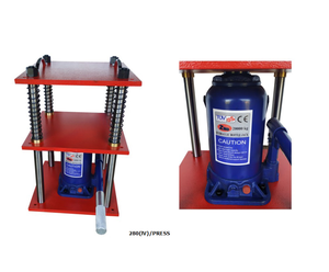 Prensa hidráulica de alta calidad de 4 varillas (20 toneladas) para la fabricación de joyería, venta al por mayor, precio más bajo, mejor producto para la fabricación de joyería. - Product Image 4