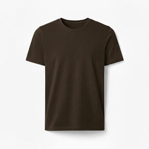 Manufacturer's High Quality Men's T-Shirts Cotton Jersey Crew-Neck T-Shirt Customization Embroidery Puff Print Silicon <b>logo</b> - Product Image 3