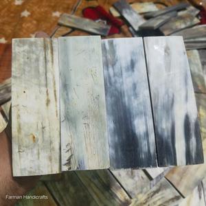 Escamas de Cuerno Blanco Sudafricanas, Material Natural Ecológico Estilo Animal para Mangos de Cuchillos a Precio Competitivo - Product Image 1