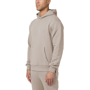 OEM Men's Solid Lightweight Acid Wash Hoodie and Sweatpants Custom Drop Shoulder Autumn <b>Tracksuits</b> for Adults Leisurewear - Product Image 3