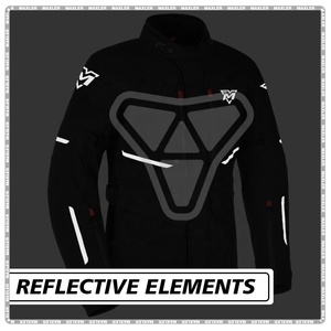 เสื้อแจ็คเก็ตมอเตอร์ไซค์ผ้าทอแบบสั้น ผลิตจากโรงงาน OEM สำหรับการขับขี่ในเมือง เหมาะสำหรับการจัดหาแบบ B2B - Product Image 3