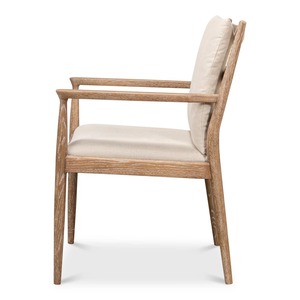Fauteuil en bois de haute qualité avec rembourrage doux et dossier ergonomique, chaise moderne pour l'hôtellerie et les projets d'aménagement intérieur - Product Image 4