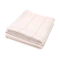 Großhandel Weißer Stickerei-Rollstoff aus Baumwolle und Polyester für Teppichunterlagen, Tufting-Stoff, Primär-Monk-Tufting-Gewebe für Tufting-Pistolen