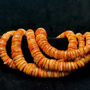 Cuentas de Ostra Espinosa Natural Graduada al por Mayor, Cuentas Lisas en Forma de Disco de 8-18mm, Turquesa, Cuentas Sueltas de Piedras Preciosas para Fabricación de Joyas - Product Image 6