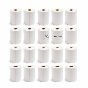 Wholesale 4x6 Fanfold Thermal <b>Packaging</b> <b>Labels</b> 4000 Per Stack with Strong Adhesive Perforation Direct Thermal Shipping <b>Labels</b> - Product Image 5